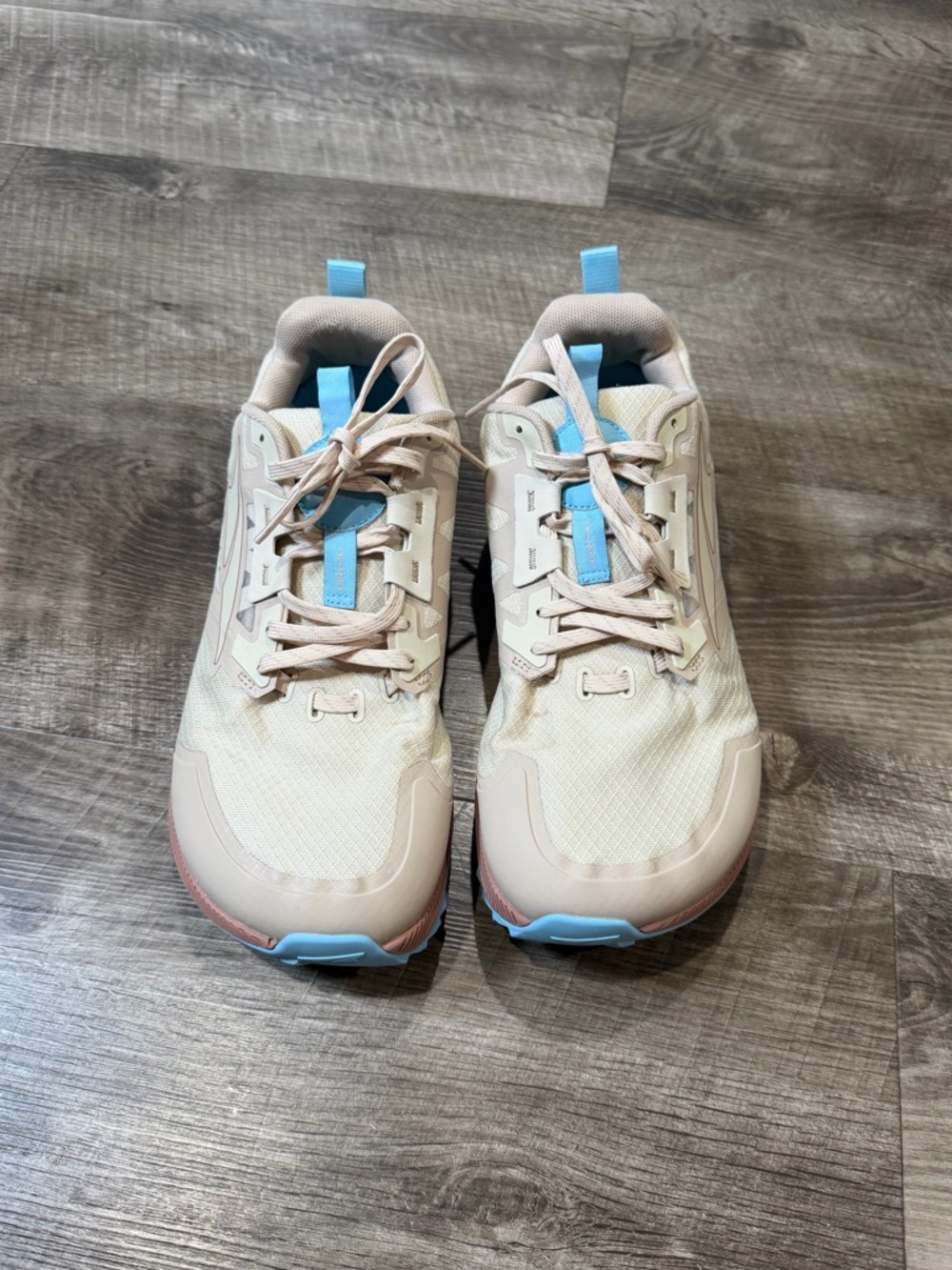 Altra Lone Peak 7 Trail Running Shoes Brown Blue Sneakers Hiking Womens Sz 10.5